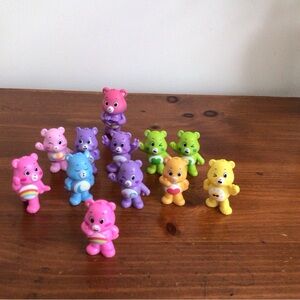 Lot Of 12 Care Bears Figures Collectible